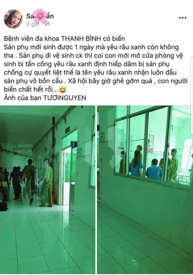 Thông tin được chia sẻ lên mạng xã hội. Ảnh chụp màn hình.