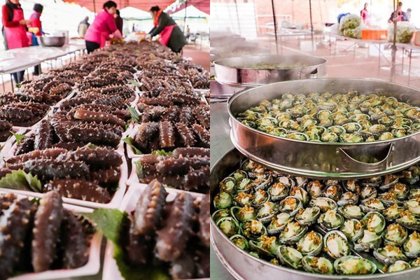Những món sơn hào hải vị trong Quatrian shbet hiện đang mở.