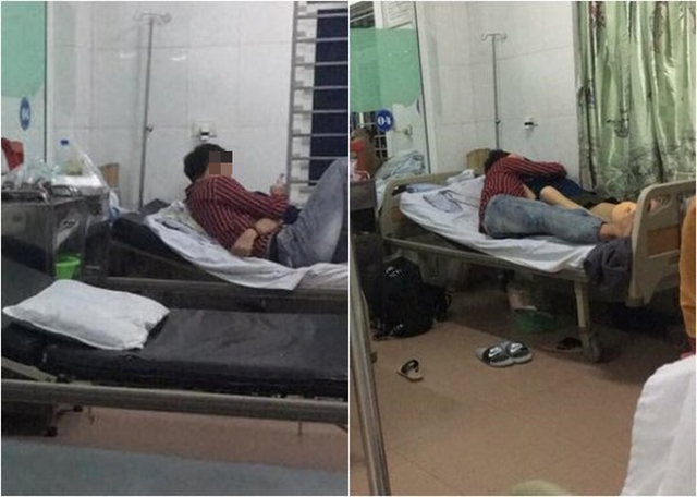 Chàng trai ôm ấp, hôn hít bạn gái nơi công cộng khiến mọi người nóng mắt.