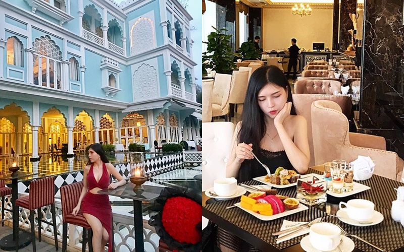 Cô chị gái Thanh Giang cũng thường xuyên khoe đi du lịch.