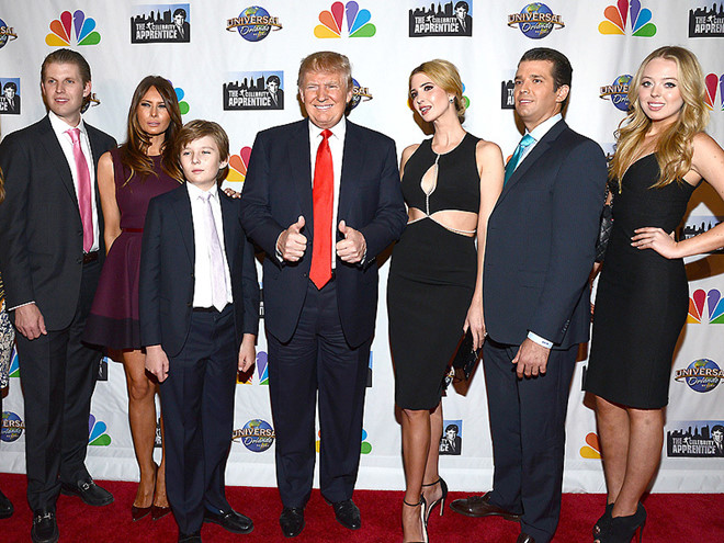 Tổng thống Mỹ Donald Trump luôn bắt các con mình thực hiện quy tắc 3 không
