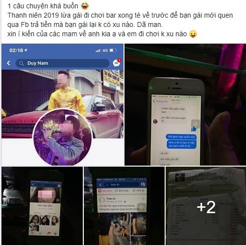 Sự việc được đăng tải trên mạng xã hội. Ảnh: FlashNews.