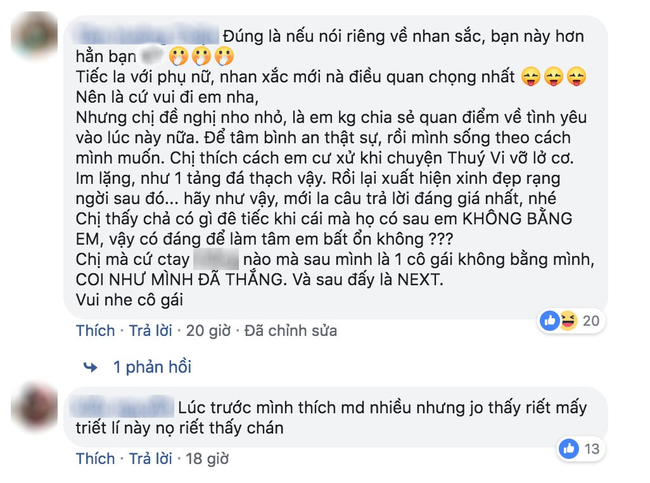 Lời góp ý chân thành của fans dành tặng hot girl SN 1989.    