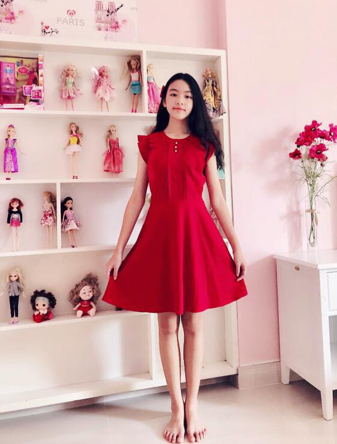 Cô bé có nhiều tố chất trở thành hoa hậu tương lai