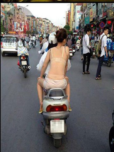 Hình ảnh khiến nhiều người ngán ngẩm.