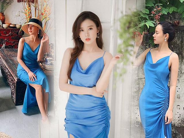 Giàu có nhất nhì giới người đẹp Vbiz, Midu vẫn giản dị diện lại đồ cũ như thường.     