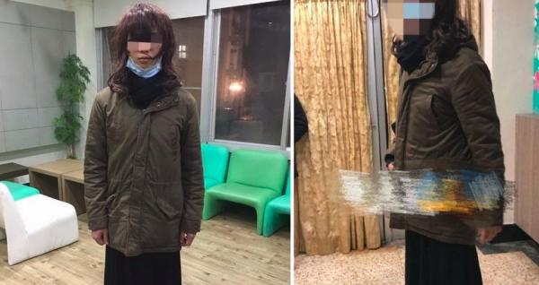 Nam thanh niên cải trang thành con gái trà trộn vào nhà tắm.