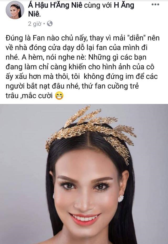 Về các bài đăng nói bóng gió H'Hen Niê 