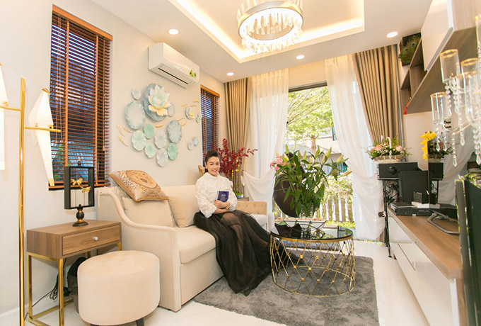 Phòng khách sang trọng bắt mắt khiến ai cũng trầm trồ khen ngợi