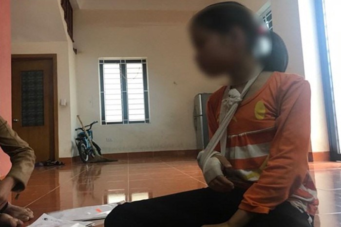 Bé gái 9 tuổi bị xâm hại. Ảnh: TC.
