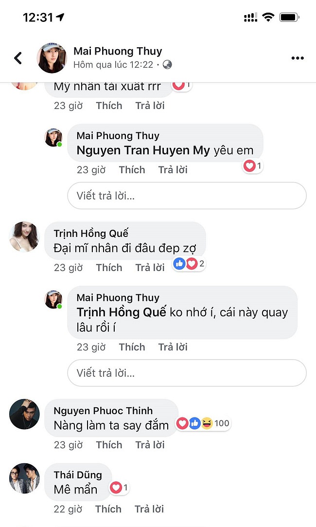 Nô Phước Thịnh công khai thả thính Mai Phương Thúy.