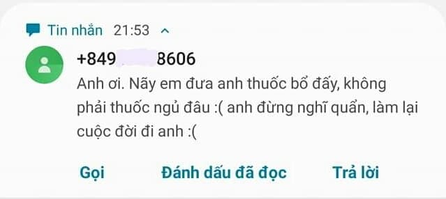Lời nhắn nhủ của anh chàng shipper gửi cho khách.