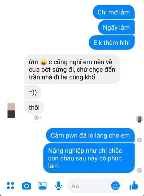 Cô bồ còn thách tình địch 'về cưa bớt sừng'.