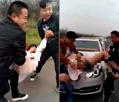 Phù dâu bị sàm sỡ.