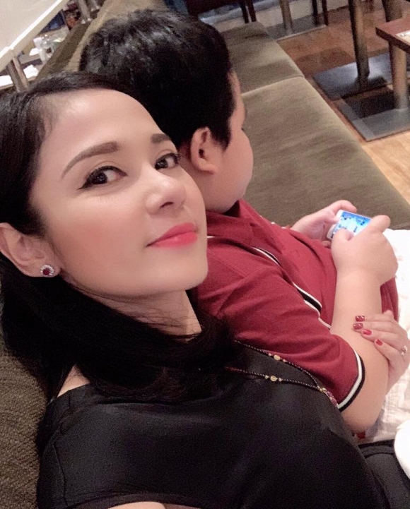 Việt Trinh hé lộ thêm một góc chân dung của con trai cưng.  