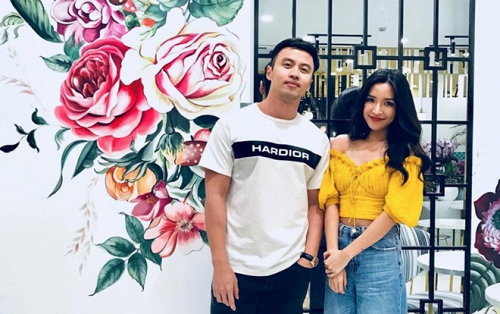 Bích Phương và bạn trai tin đồn Lê Đăng Khoa.  