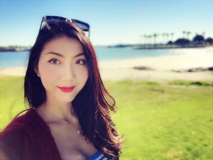 Dù chịu nhiều vất vả nhưng Ngọc Quyên vẫn đẹp rạng ngời