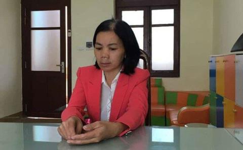 Chân dung Bùi Kim Thu tại cơ quan điều tra.