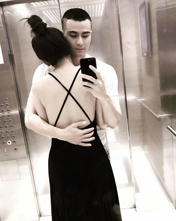 Vĩnh Thụy chia sẻ hình ảnh với cô gái lạ trên trang cá nhân.