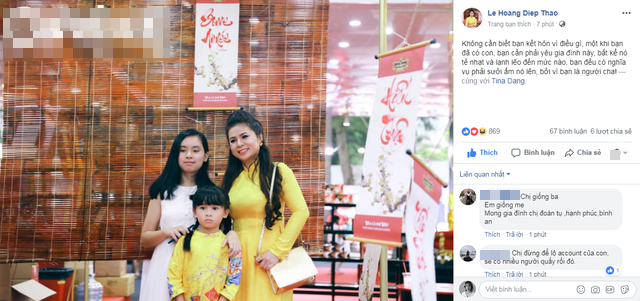 Bài chia sẻ của bà Lê Hoàng Diệp Thảo. Ảnh: CaFebiz.