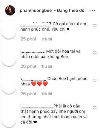 Người hâm mọ gửi những lời chúc tốt đẹp nhất đến nàng hậu Phạm Hương.