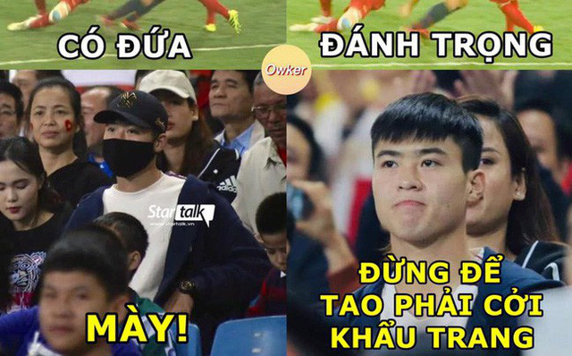 Khoảnh khắc được dân mạng đem ra chế ảnh.