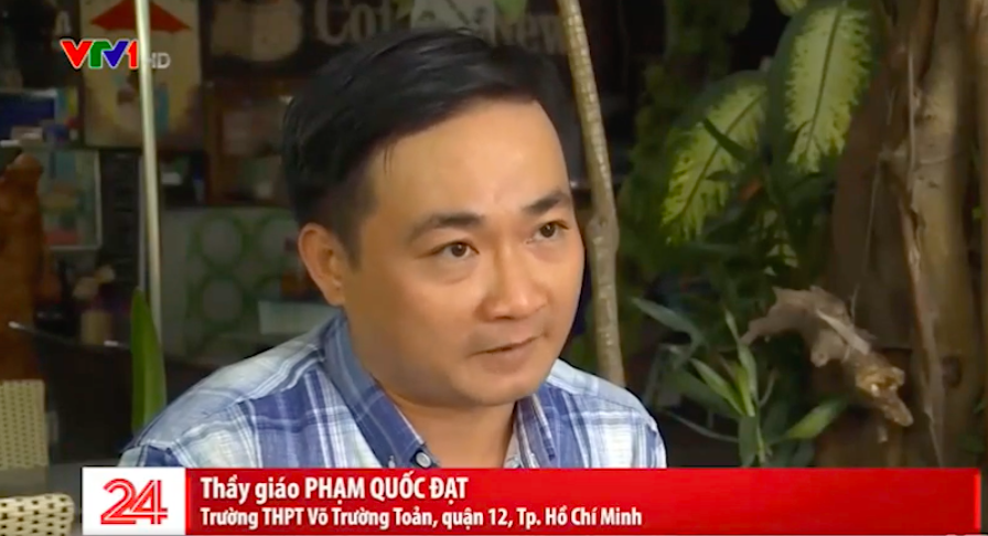 Thầy giáo Phạm Quốc Đạt.