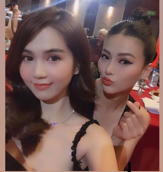 Ngọc Trinh hội ngộ đàn em sau nhiều năm.