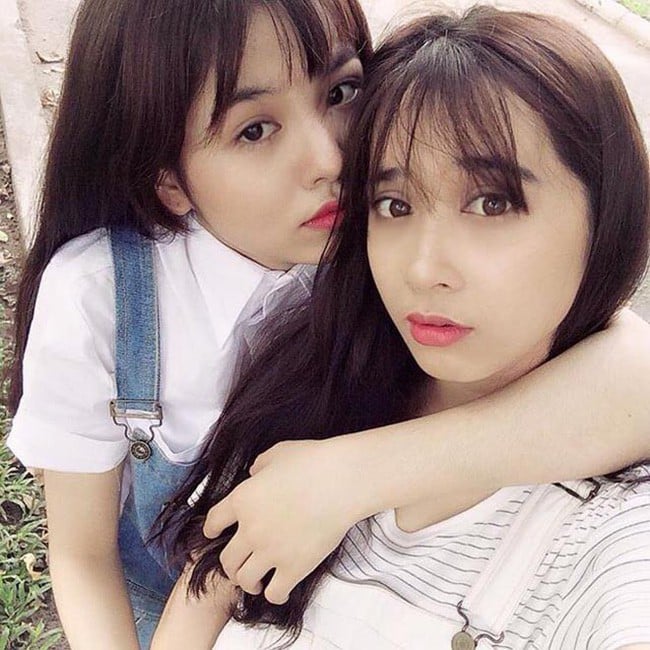 Tường Vy thân thiết với Phương Anh - em gái của Nhã Phương.
