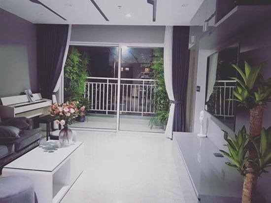 Căn hộ của Bảo Anh nằm trong khu cao cấp thuộc trung tâm TP.HCM