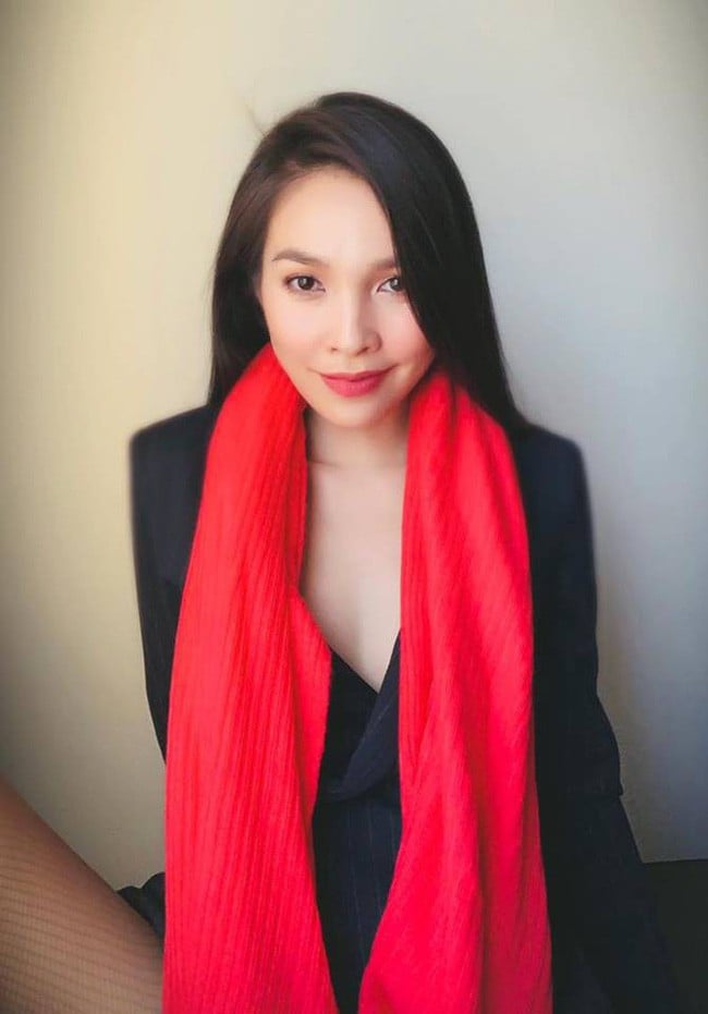 Hiền Thục hiện đang ở Mỹ. Việc chụp ảnh 