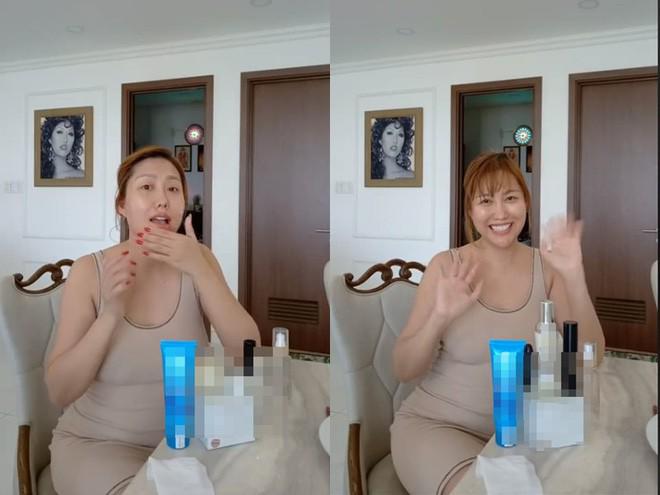 Phi Thanh Vân từng bị chê béo khi mặc váy bodyson khi livestream.    