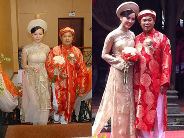 Thiên Lý trong ngày vu quy với đại gia Tony Toàn.    