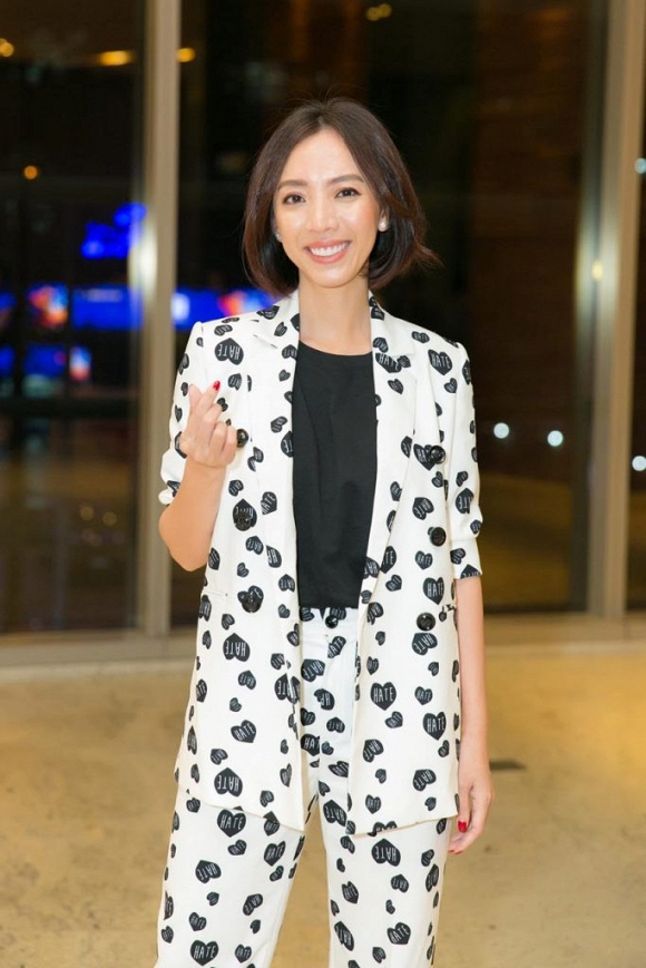 Thu Trang bày tỏ quan điểm về việc chồng lỡ say nắng cô gái khác.    
