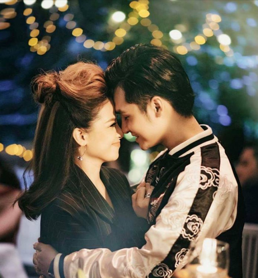 Bức ảnh ngọt ngào nam ca sĩ đăng tải trên trang cá nhân.
