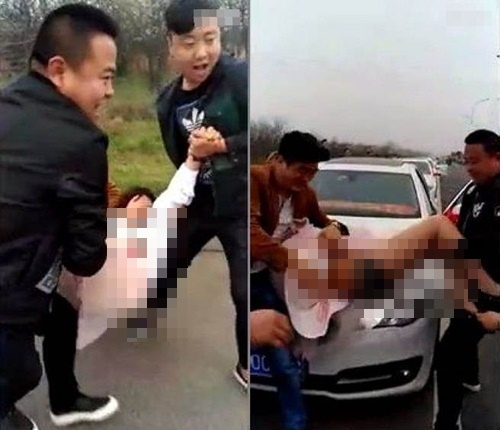Cô gái sợ hãi vì bị bạn bè chú rể sàm sỡ.