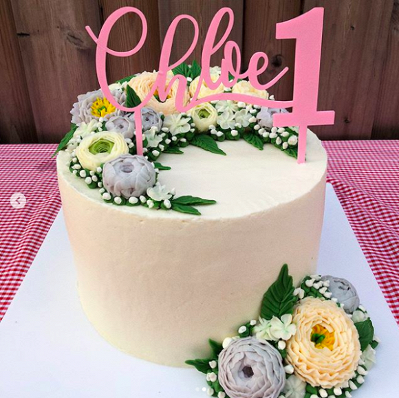 Chiếc bánh năm con gái 1 tuổi