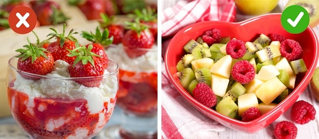 Ăn nhiều hoa quả thay vì đồ ngọt