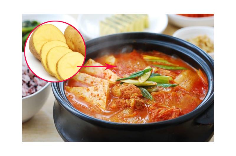 Canh cay quá mức dùng khoai tây có thể chữa được
