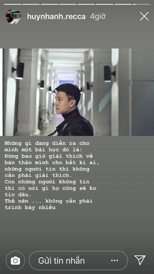 Huỳnh Anh tự rút ra bài học cho bản thân sau ồn ào.