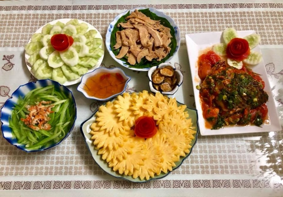Bữa ăn không chỉ no mắt mà còn bổ dưỡng