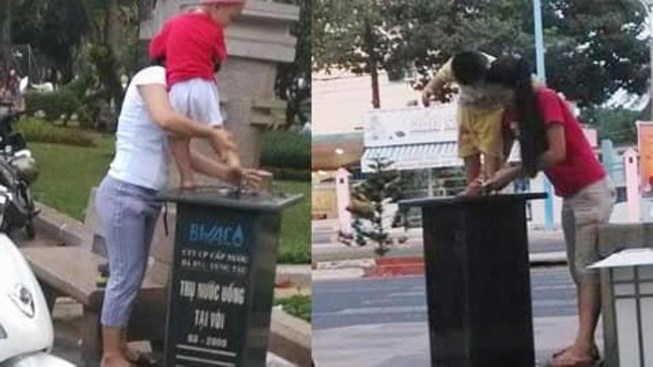 Hình ảnh khiến nhiều người phẫn nộ.