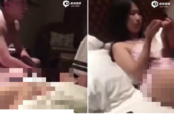 Cô nhân tình thản nhiên ngồi nghịch móng tay khi bị cô vợ bắt quả tang. 