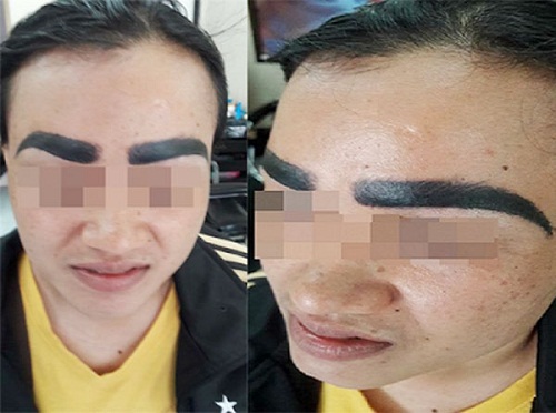 Lông mày dài và đậm như 