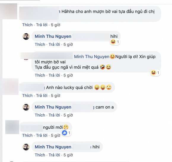 Minh Thư nhấn 