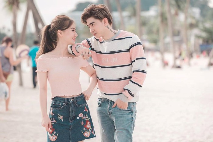 Cô gái trong bức ảnh Chi Dân đăng tải không phải Lan Ngọc mà là Quỳnh Vy.     