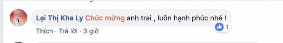 Bạn bè liên tục chúc mừng Quý Bình    