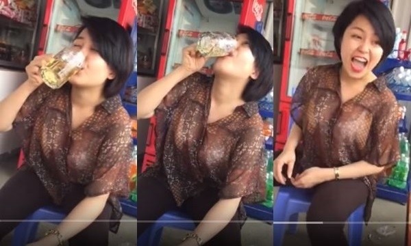 Hot girl World Cup này cũng từng một phen lao đao khi lộ ảnh quá khứ béo ú cùng khả năng bia rượu thần sầu.  