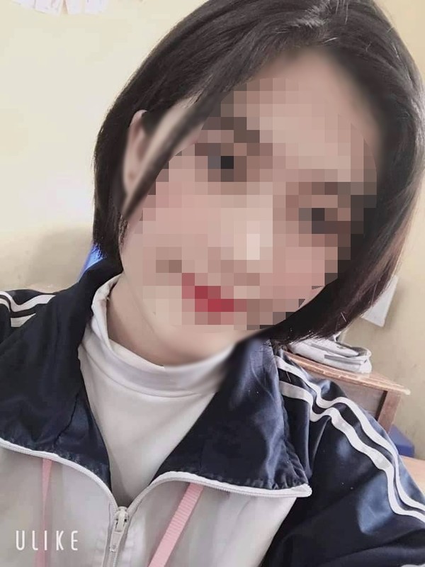 Hình ảnh nữ sinh trước khi xảy ra vụ việc.