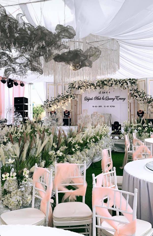 Tiệc cưới hoàn hảo đến từng chi tiết nhỏ nhất.